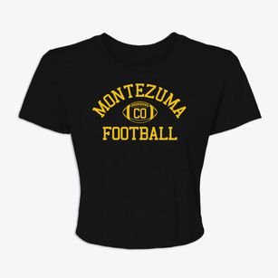 Montezuma Colorado Football Women's Crop Top
