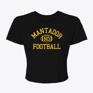 Mantador North Dakota Football Women's Crop Top
