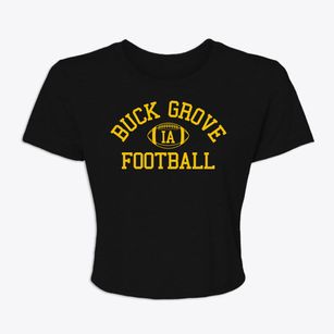 Buck Grove Iowa Football Women's Crop Top