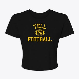 Tell Pennsylvania Football Women's Crop Top
