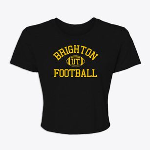 Brighton Utah Football Women's Crop Top