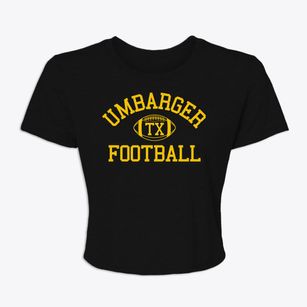 Umbarger Texas Football Women's Crop Top