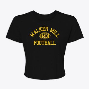 Walker Mill Maryland Football Women's Crop Top