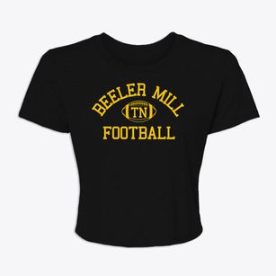 Beeler Mill Tennessee Football Women's Crop Top