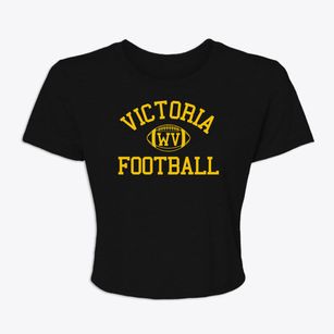 Victoria West Virginia Football Women's Crop Top