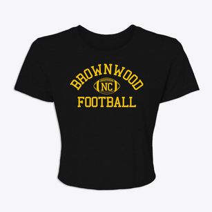 Brownwood North Carolina Football Women's Crop Top