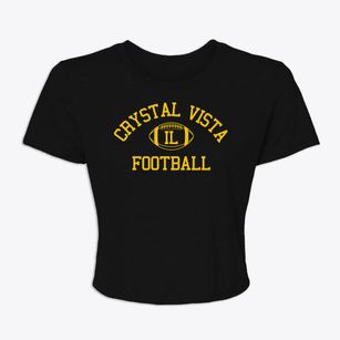 Crystal Vista Illinois Football Women's Crop Top