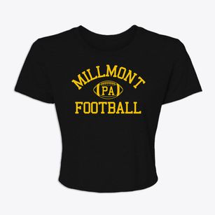 Millmont Pennsylvania Football Women's Crop Top