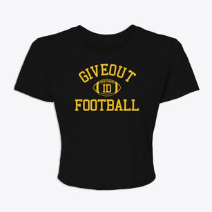 Giveout Idaho Football Women's Crop Top