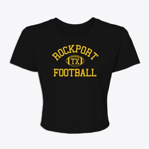 Rockport Texas Football Women's Crop Top