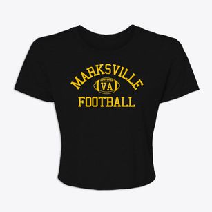 Marksville Virginia Football Women's Crop Top