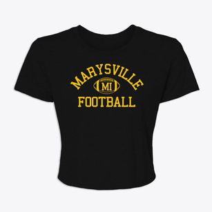 Marysville Michigan Football Women's Crop Top