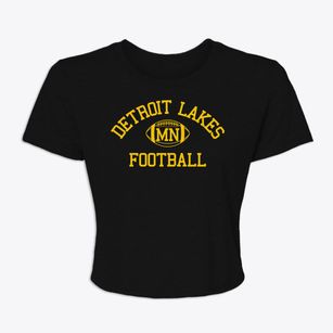 Detroit Lakes Minnesota Football Women's Crop Top