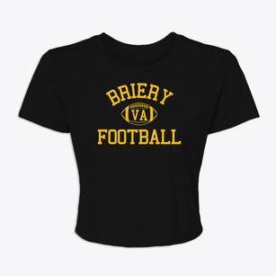Briery Virginia Football Women's Crop Top