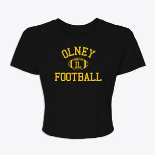 Olney Illinois Football Women's Crop Top