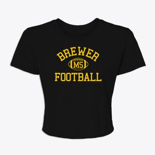 Brewer Mississippi Football Women's Crop Top