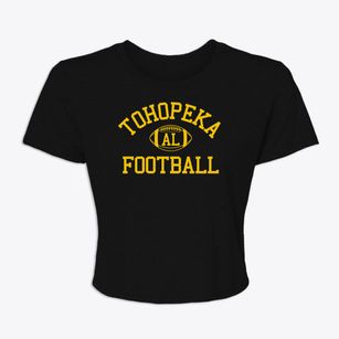 Tohopeka Alabama Football Women's Crop Top