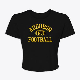 Audubon New Jersey Football Women's Crop Top