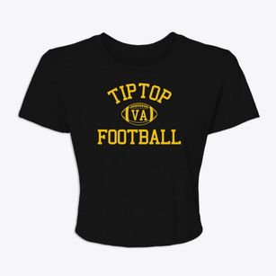 Tiptop Virginia Football Women's Crop Top