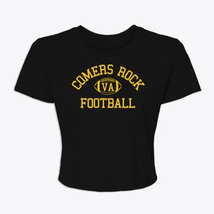 Comers Rock Virginia Football Women's Crop Top