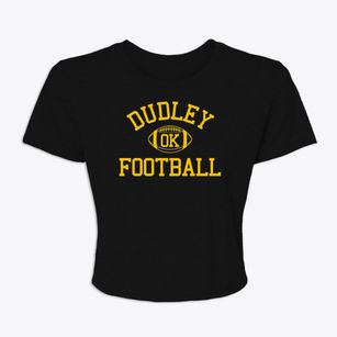 Dudley Oklahoma Football Women's Crop Top