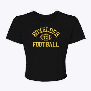 Boxelder Texas Football Women's Crop Top