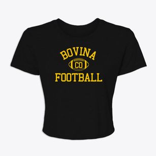 Bovina Colorado Football Women's Crop Top