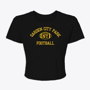 Garden City Park New York Football Women's Crop Top