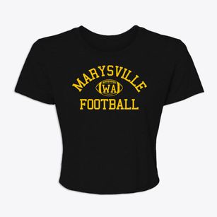 Marysville Washington Football Women's Crop Top