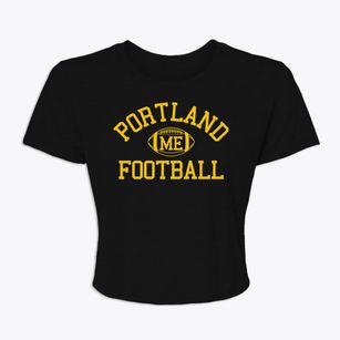 Portland Maine Football Women's Crop Top