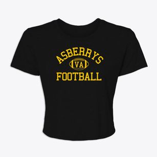 Asberrys Virginia Football Women's Crop Top