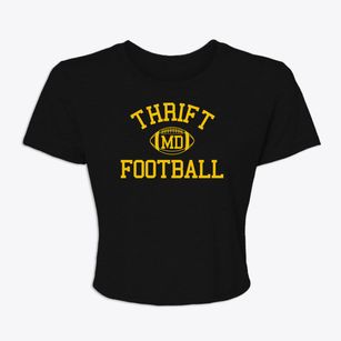 Thrift Maryland Football Women's Crop Top