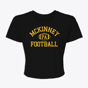 Mckinney Pennsylvania Football Women's Crop Top