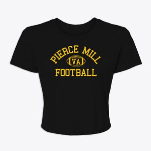 Pierce Mill Virginia Football Women's Crop Top
