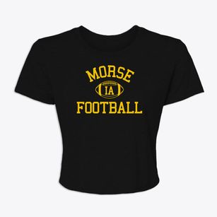Morse Iowa Football Women's Crop Top