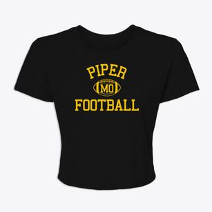 Piper Missouri Football Women's Crop Top