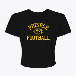 Pringle Texas Football Women's Crop Top