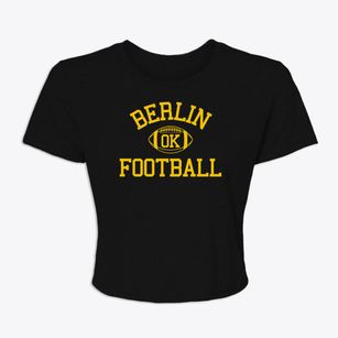 Berlin Oklahoma Football Women's Crop Top