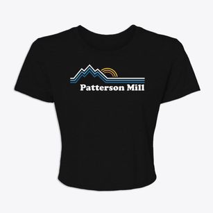 Patterson Mill Tennessee Mountain View Women's Crop Top