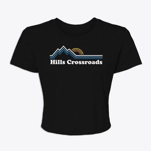 Hills Crossroads North Carolina Mountain View Women's Crop Top