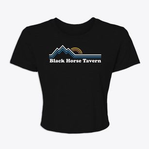 Black Horse Tavern Pennsylvania Mountain View Women's Crop Top