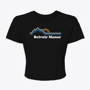 Belvoir Manor Maryland Mountain View Women's Crop Top