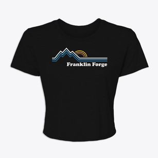 Franklin Forge Pennsylvania Mountain View Women's Crop Top