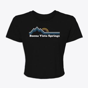 Buena Vista Springs Pennsylvania Mountain View Women's Crop Top