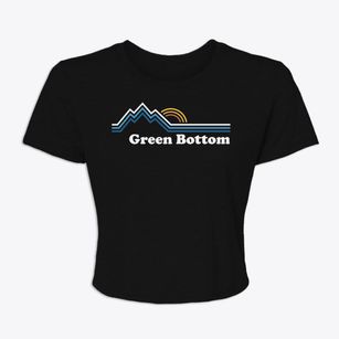 Green Bottom West Virginia Mountain View Women's Crop Top