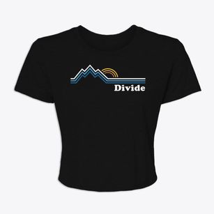 Divide Montana Mountain View Women's Crop Top