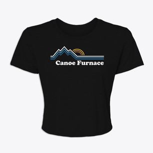 Canoe Furnace Pennsylvania Mountain View Women's Crop Top