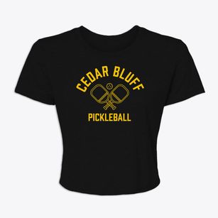 Cedar Bluff Mississippi Pickleball Women's Crop Top