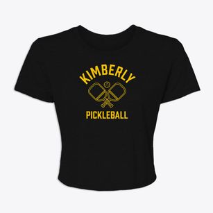 Kimberly Wisconsin Pickleball Women's Crop Top