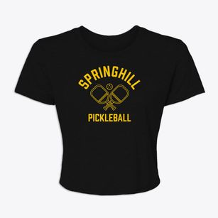 Springhill Oklahoma Pickleball Women's Crop Top
